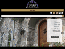 Tablet Screenshot of naturalstonesolutions.com